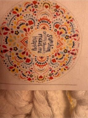 Source Unknown Multicolor Mandala Bath Towel